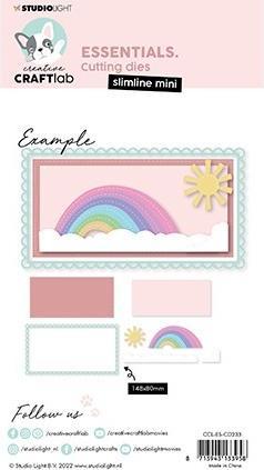 Immagine prodotto art by marlene Cutting Dies "Slimline Mini Rainbow" Essentials