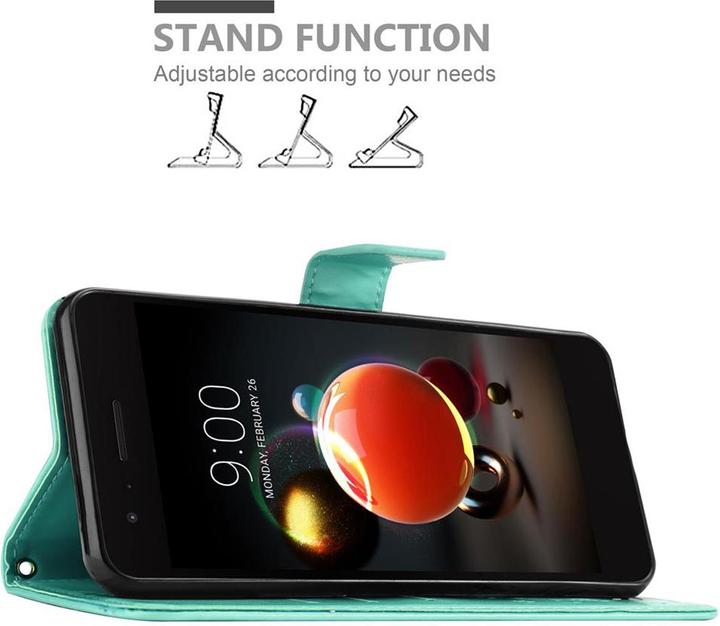 Productafbeelding Cadorabo Bloemen Boekomslag (LG K8 2018)