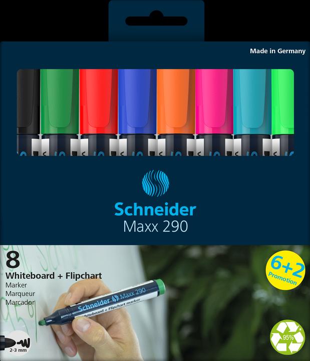 Actual product image Schneider Maxx 290 (Assorted colours, 3 mm, 8 x)
