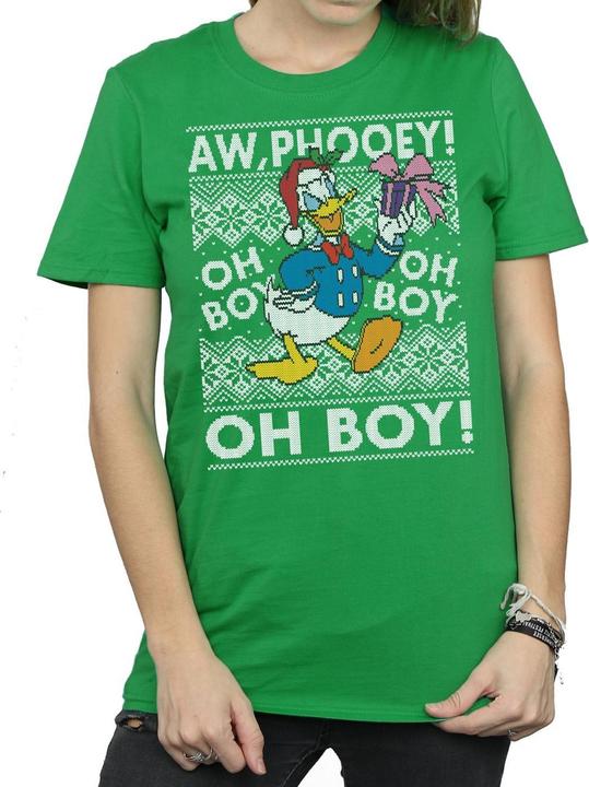 Produktbild Disney Donald Duck Christmas Fair Isle TShirt (XXL)