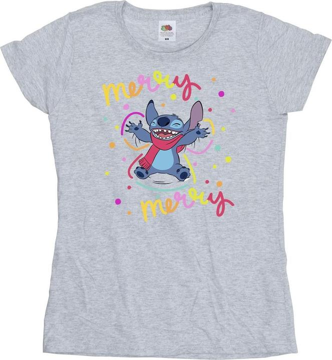 Produktbild Disney Lilo & Stitch Merry Rainbow TShirt (XL)
