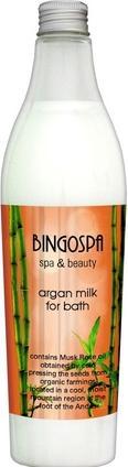Produktbild BingoSpa Bingo Argan Bademilch Rose 400ml - Pflegende Bademilch mit Arganöl (400 ml, Badeöl)