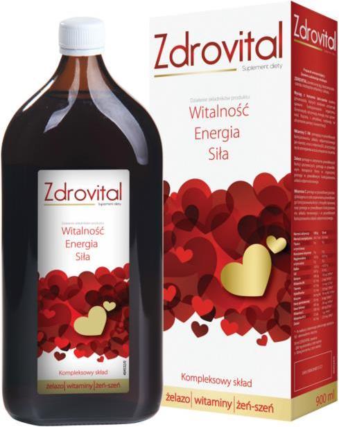 Actual product image Natur Produkt Zdrovit Zdrovital Tonic 900 ml (Tonic water, 900 ml)