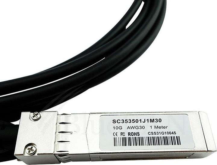 Actual product image CBO Molex 74752-2501 compatible BlueLAN DAC SFP+ SC353501J5M24