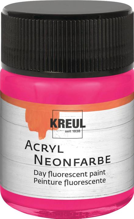 Image du produit Kreul Peinture acrylique fluo, 50 ml (Jaune-néon, 50 ml)