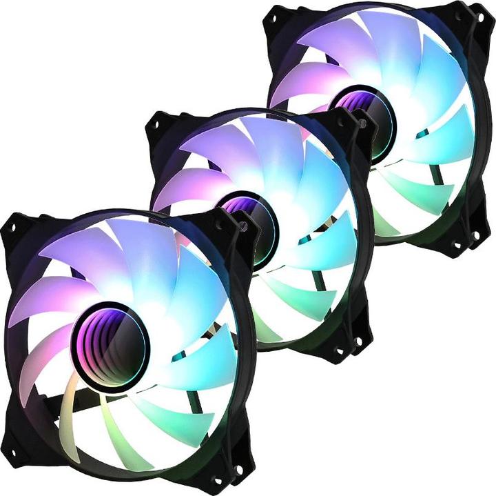 Produktbild Zalman ZM-IF120 Infinity Mirror 120mm ARGB 3-Pack & Controller (120 mm, 3 x)
