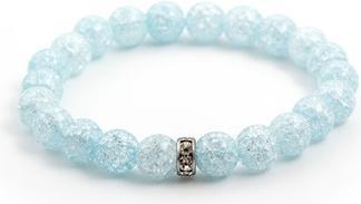Beneto Beaded bracelet made of lightue crystal MINK45 / 17