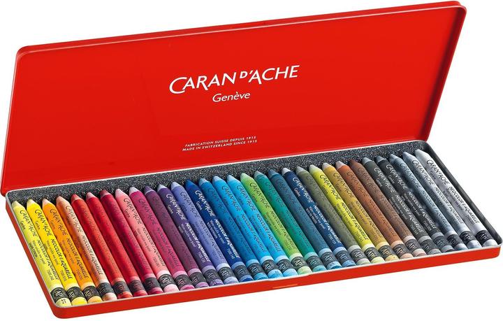 Immagine prodotto Caran d'Ache Neocolor II Aquarelle Metallschachtel (Multicolore, 30 x)