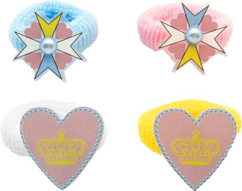 Image du produit Maja von Hohenzollern Ordre Du Coeur De La Princesse 4 Supports De Tresses Sur Backercard 5x15 cm