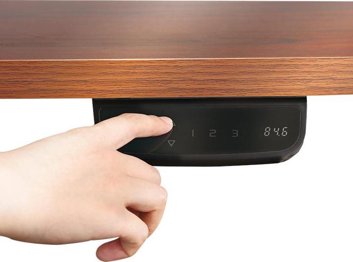 Produktbild LogiLink Elektr. höhenverstellbares Schreibtischgestell, 120° Eckdes