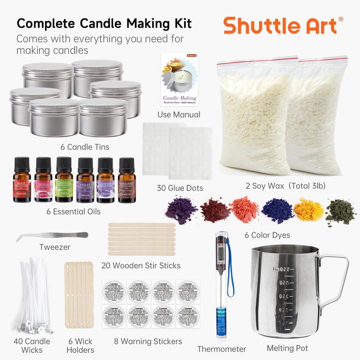Immagine prodotto Shuttle Art DIY Kerzenherstellung Set