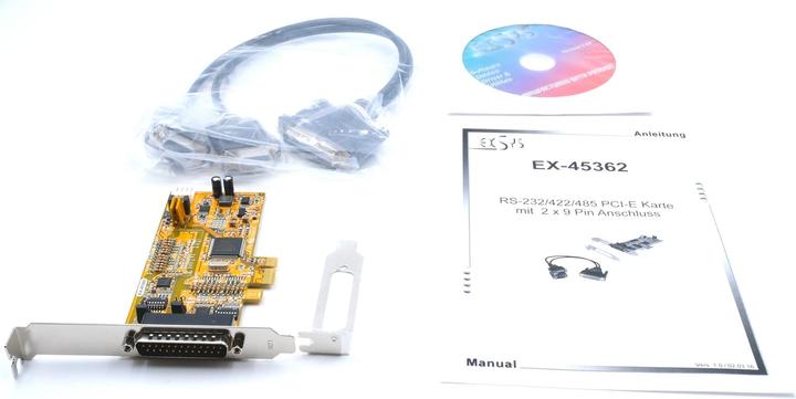 Image du produit Exsys EX-45362 Intégré Carte/adaptateur d'interface sérielle
