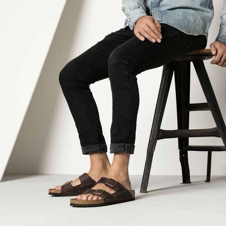 Produktbild Birkenstock Arizona Nubukleder Schmal (46)