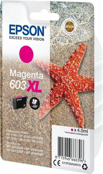 Immagine prodotto Epson Confezione singola di inchiostro 603XL (M)