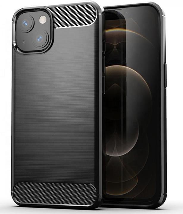 Image du produit Screenguard Apple iPhone 13 mini coque carbone brossé souple TPU (Apple iPhone 13 mini)