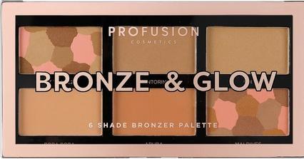 Profusion Cosmetics Bronze & Glow 6 Farbtöne Bronzer Palette (Bronze, 60 g)