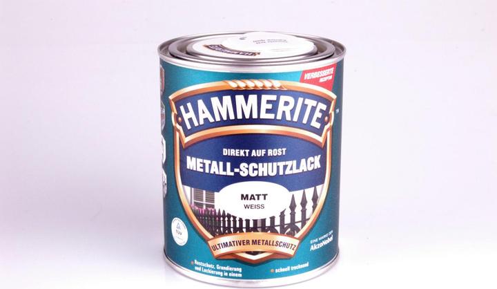 Image du produit Hammerite Laque de protection des métaux Blanc mat (750 ml, Blanc)