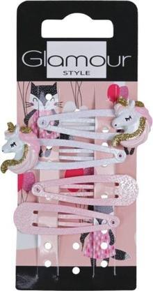 Image du produit Glamour Clips à cheveux pour enfants Ponytails 4Pcs (4 pcs)
