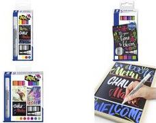 Produktbild Staedtler Kreidemarker 2.4 mm, 344-0, -1, -4, -2, -20, -6, -3, -5, Kartonetui mit 8 St (farbsortiert, 2.40 mm, 8 x)