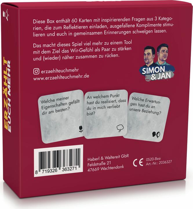 Immagine prodotto Simon & Jan Ditemi di più per le coppie (Tedesco)