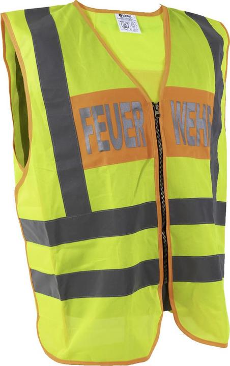 Immagine prodotto Dönges Gilet da segnalazione, vigili del fuoco (fronte + retro), giallo/arancio