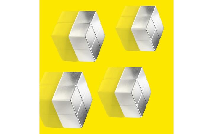 Produktbild Sigel Magnet Neodym Cube 4ST silber (4 x)