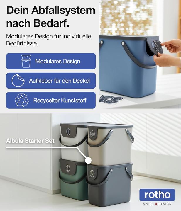 Actual product image Rotho Albula waste separation system (25 l)