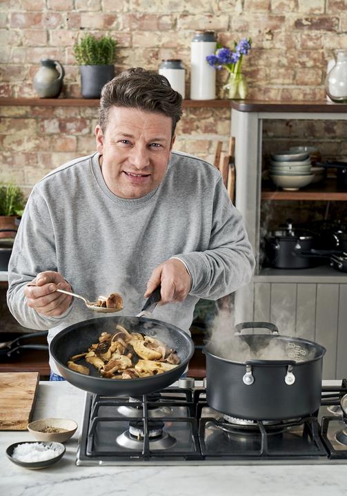 Productafbeelding Tefal Jamie Oliver - Snel & Makkelijk HA Koekenpan 24 cm (H9130444) (24 cm, Steelpan, Aluminium)