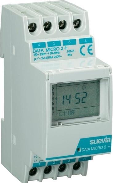 Orbis DIN rail timer DATA MICRO 2 + 230 V