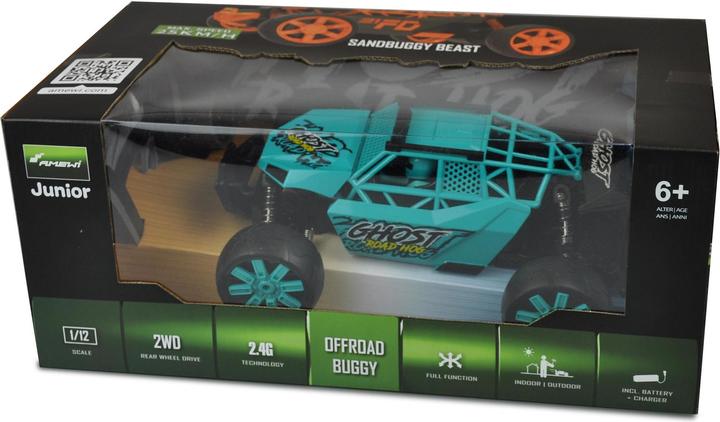 Actual product image Amewi Buggy Ghost 2WD Turquoise, 1:12, RTR (RTR Ready-to-Run)