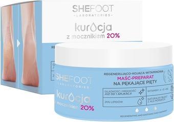 SHE s.r.l. Shefoot Laboratories Regenerating Vitamin Ointment for Cracked Heels with Urea 20% 80G
