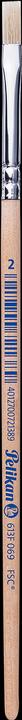 Productafbeelding Pelikan Borstelsoort 613F (2 mm)