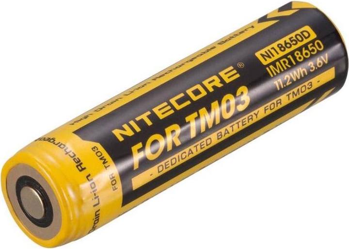 Actual product image Nitecore 18650 Rechargeable battery 2600mAh