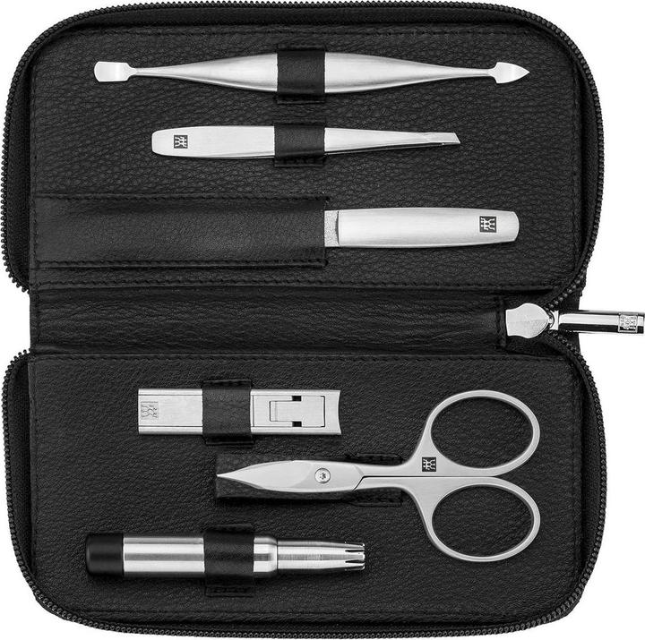 Produktbild Zwilling TWINOX Reissverschlussetui, 6-tlg | Leder | Schwarz