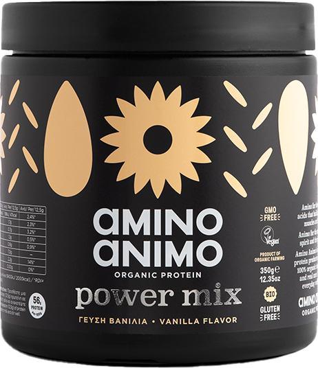 Image du produit Amino Animo Vegan Protein Power Mix (Vanille, 1 pcs, 350 g)