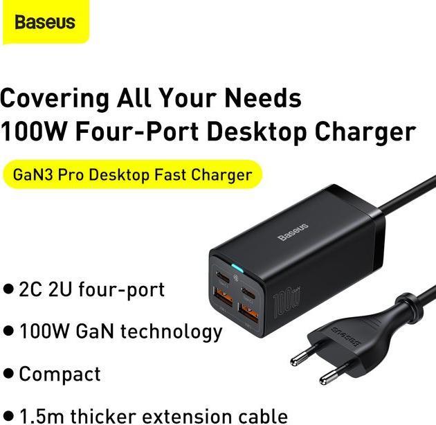 Image du produit Baseus GaN3 Pro (100 W)