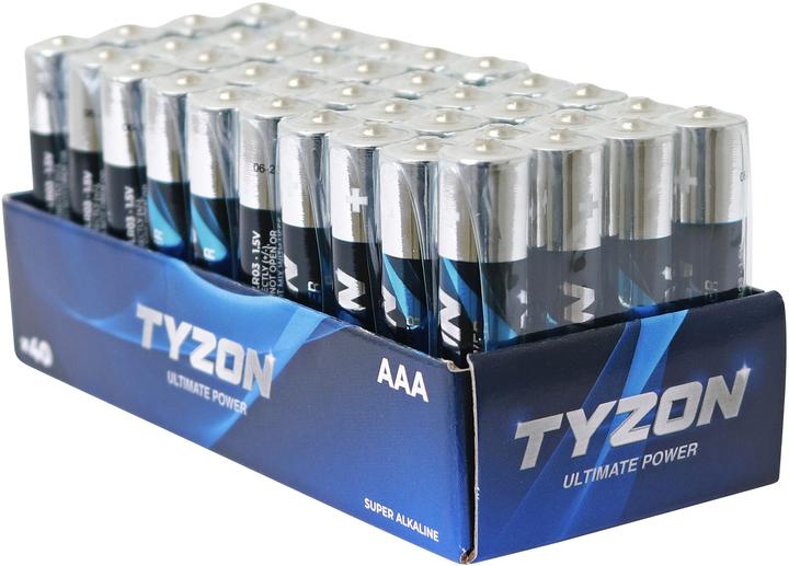 Produktbild Tyzon 1.5 V Aaa Alkaline Batteries, 40 Pcs (40 Stk., AAA, 1200 mAh)