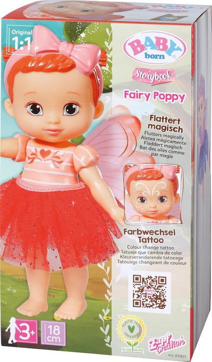 Actual product image Zapf Creation BABY born Storybook Fairy Poppy, 18cm