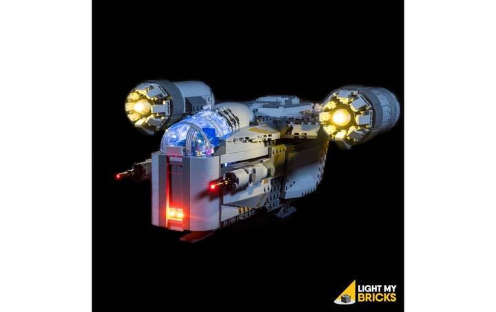Actual product image Light my bricks LED Light Set for LEGO Stars Wars - The Mandalorian - Bounty Hunter Transporter