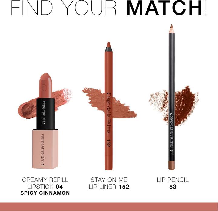 Image du produit Diego dalla Palma The Lipstick Creamy Refill System 04 (04 Spicy Cinnamon (cannelle épicée))