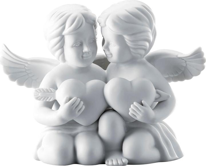 Immagine prodotto Rosenthal Angelo piccolo - Bianco opaco - Paire d'anges avec coeur
