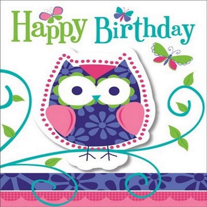 Immagine prodotto Creative Party Gufo Buon Compleanno Inviti Misura Confezione 8 (8 pz.)