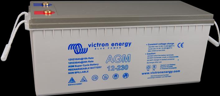 Image du produit Victron Energy Batterie AGM Super Cycle M8 (12 V, 230 Ah)