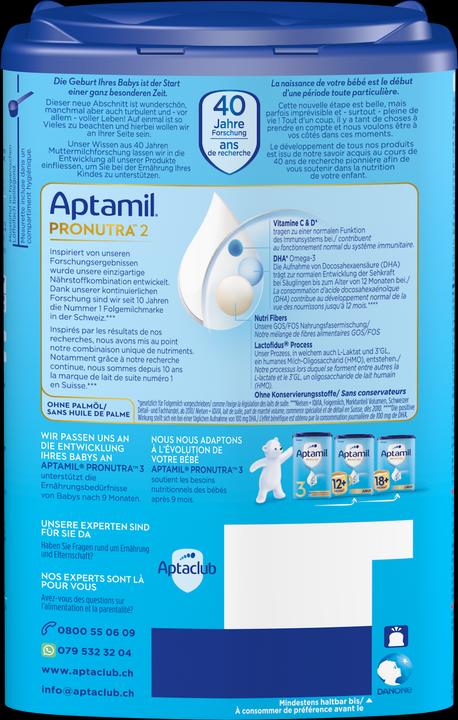 Produktbild Aptamil Pronutra 2 (800 g, ab 6 Monaten)