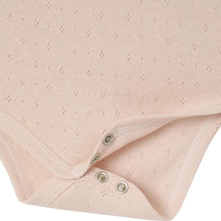 Produktbild Vertbaudet Bio-Kollektion: 2er-Pack Baby Langarmbodys mit zartem Lochmuster (74)