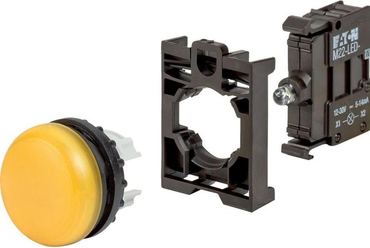 Actual product image Eaton M22-L-Y-LED-BVP Indicator lamp yellow 1 pc.