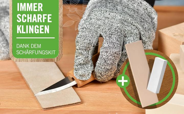 Produktbild Purewerk Holzschnitzset für Erwachsene (22-teilig)
