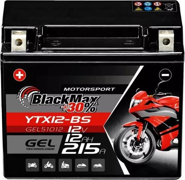 Immagine prodotto BlackMax YTX12-BS (12 V, 12 Ah, 215 A)