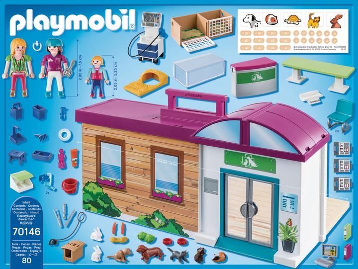 Immagine prodotto Playmobil Clinica per animali alla guida (70146, Playmobil City Life)