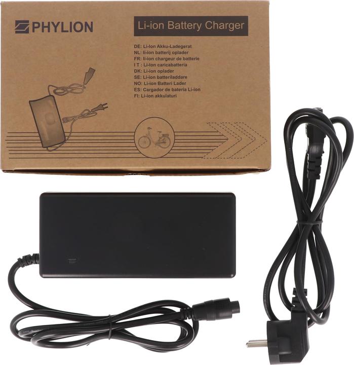 Image du produit Phylion Chargeur pour E-bike 42V prise 5 pôles ronde SSLC084V42XH (Chargeur de vélo électrique)